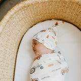 Knit Swaddle Blanket - Hayride