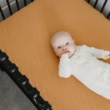 Premium Knit Fitted Crib Sheet - Dune