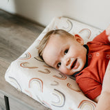 Premium Knit Diaper Changing Pad Cover - Kona