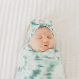 Knit Headband Bow - Bahama