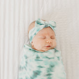 Knit Headband Bow - Bahama