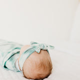 Knit Headband Bow - Bahama