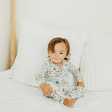 2pc Long Sleeve Pajama Set - Bones