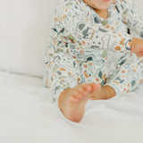 2pc Long Sleeve Pajama Set - Bones