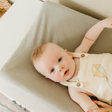 Premium Knit Diaper Changing Pad Cover - Stone