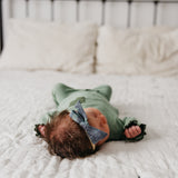 Ribbon Baby Bow - Hunter