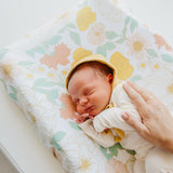 Premium Knit Diaper Changing Pad Cover - Rose