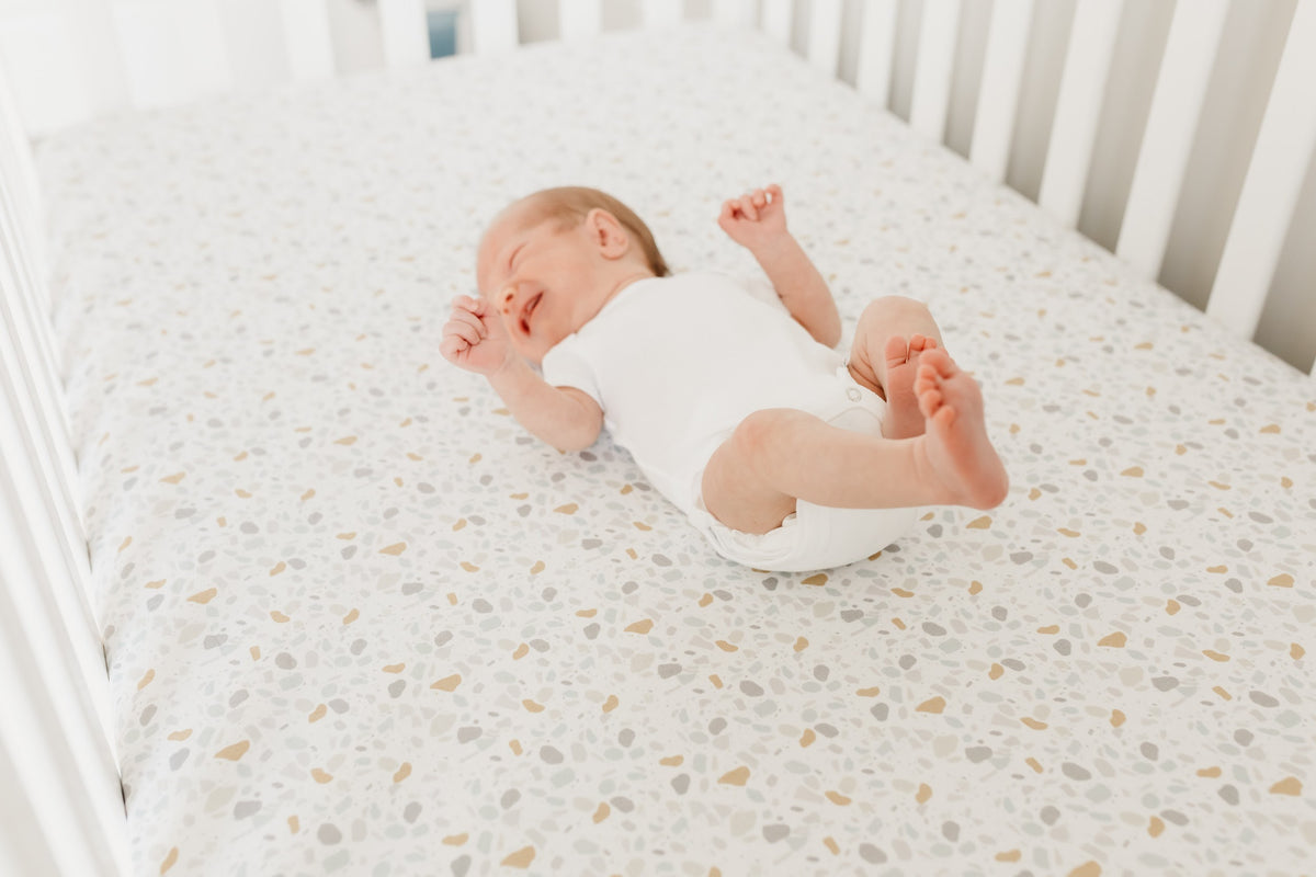 Premium Knit Fitted Crib Sheet - Arlo