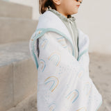 Premium Baby Knit Hooded Towel - Skye