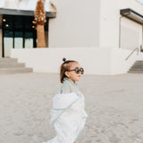 Premium Baby Knit Hooded Towel - Skye