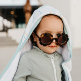 Premium Baby Knit Hooded Towel - Skye