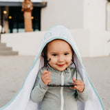 Premium Baby Knit Hooded Towel - Skye