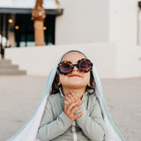 Premium Baby Knit Hooded Towel - Skye