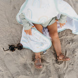 Premium Baby Knit Hooded Towel - Skye