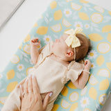 Premium Knit Diaper Changing Pad Cover - Lemon