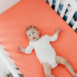 Premium Knit Fitted Crib Sheet - Stella