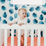 Premium Knit Fitted Crib Sheet - Stella
