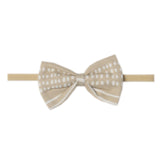 Bowtie Baby Bow - Clay