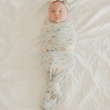 Knit Headband Bow - Cosmos