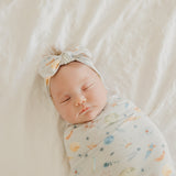 Knit Headband Bow - Cosmos