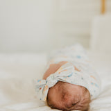 Knit Headband Bow - Cosmos