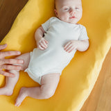 Premium Knit Diaper Changing Pad Cover - Banana