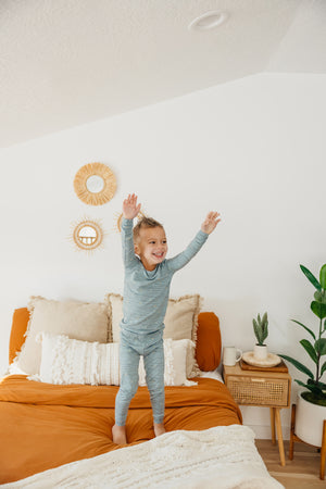 2pc Long Sleeve Pajama Set - Rad 2T | Copper Pearl