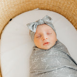 Knit Headband Bow - Astro