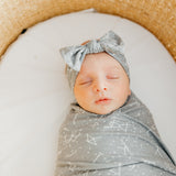 Knit Headband Bow - Astro