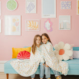 Three-Layer Jumbo Quilt - Daisy