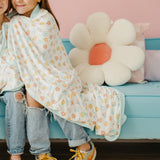 Three-Layer Jumbo Quilt - Daisy