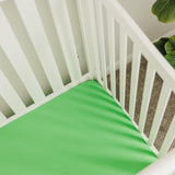 Premium Knit Fitted Crib Sheet - Lime