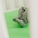 Premium Knit Fitted Crib Sheet - Lime