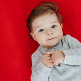 Premium Knit Fitted Crib Sheet - Apple