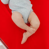 Premium Knit Fitted Crib Sheet - Apple