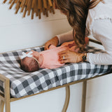 Premium Knit Diaper Changing Pad Cover - Scotland