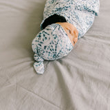 Top Knot Hat - Cobalt