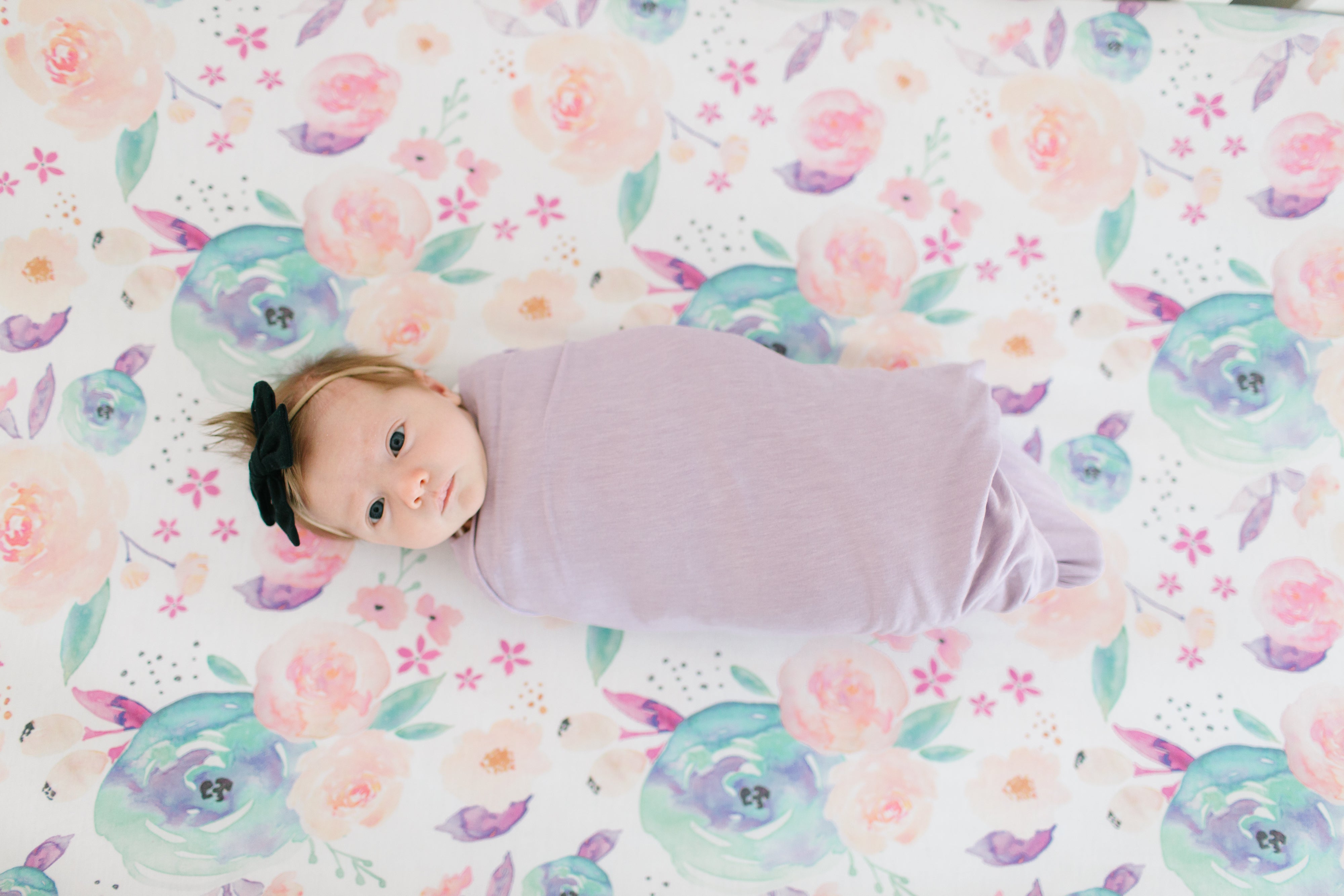 Copper Pearl Bloom Premium Crib Sheet