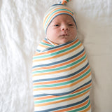 Knit Swaddle Blanket - Retro