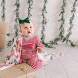 Knit Swaddle Blanket - Holly