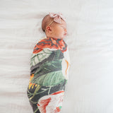 Knit Swaddle Blanket - Raven