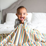 Knit Swaddle Blanket - Retro