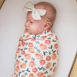 Knit Swaddle Blanket - Hazel
