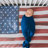 Premium Knit Fitted Crib Sheet - Patriot