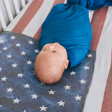 Premium Knit Fitted Crib Sheet - Patriot