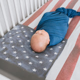Premium Knit Fitted Crib Sheet - Patriot