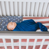 Premium Knit Fitted Crib Sheet - Patriot