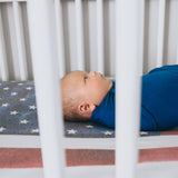 Premium Knit Fitted Crib Sheet - Patriot