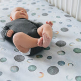 Premium Knit Fitted Crib Sheet - Lunar