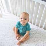Premium Knit Fitted Crib Sheet - Arlo